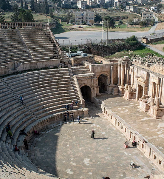 giordania jerash anfiteatro