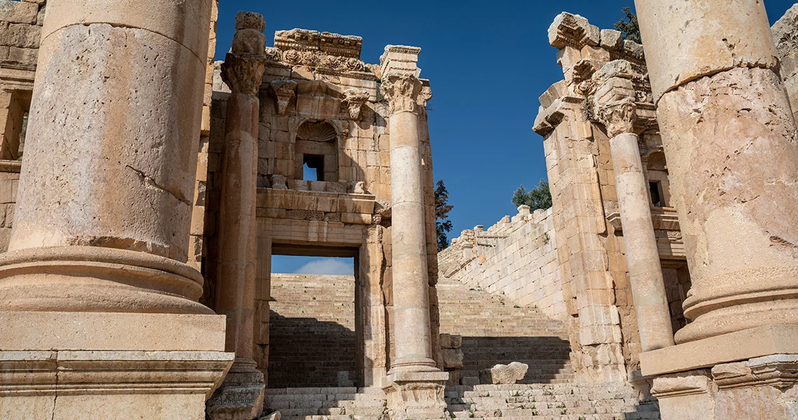 giordania jerash tempio