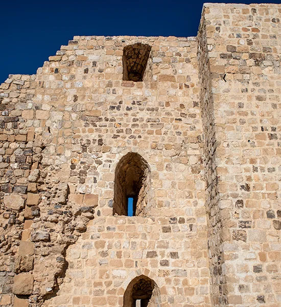 giordania karak mura castello