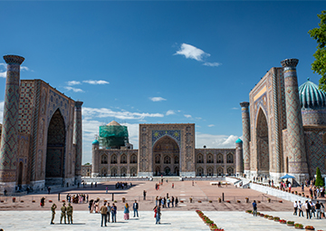 uzbekistan samarcanda piazza