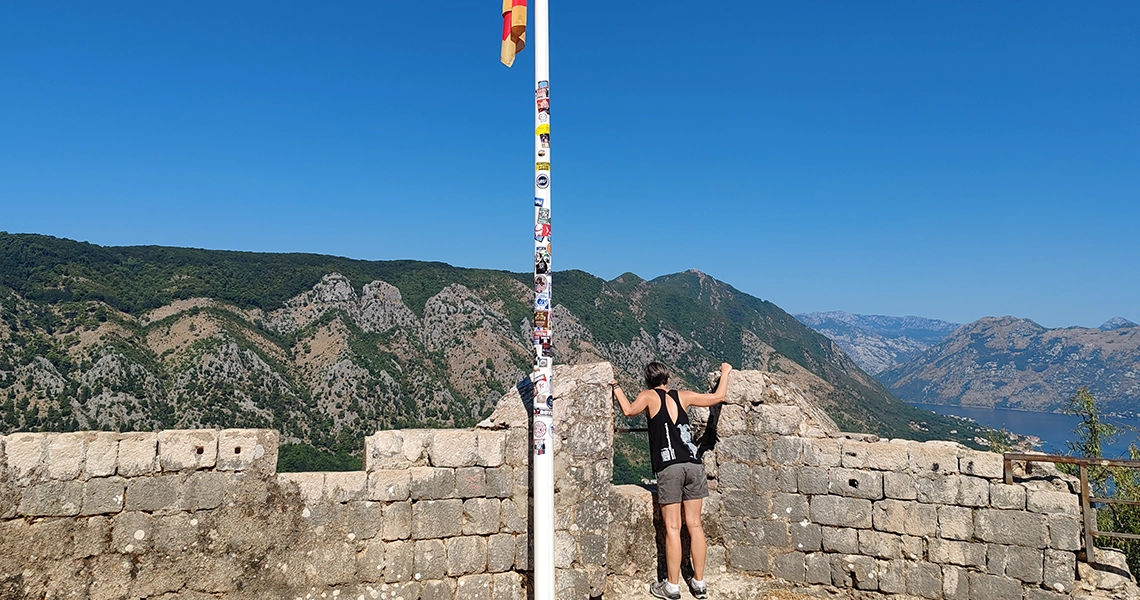 panorama dalla Fortezza san giovanni a kotor