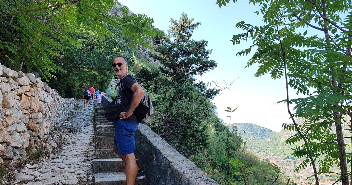 salita Fortezza san giovanni a kotor
