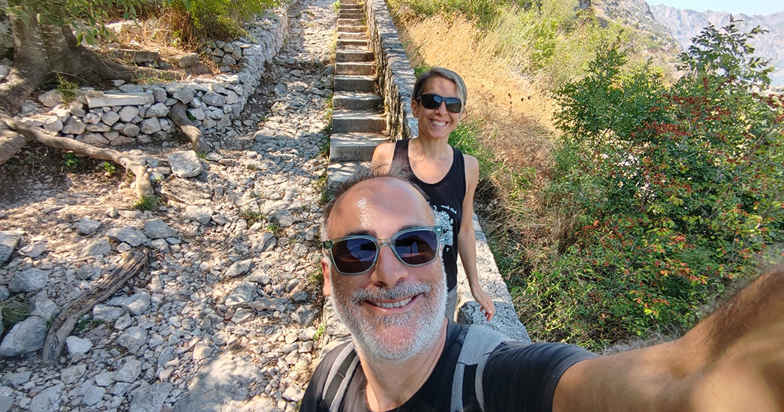 salita kotor fortezza